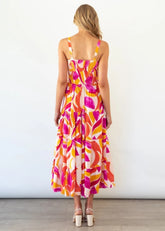 Solvera - Sexy Smocked Midi Dress